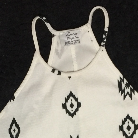 Zara Aztec Print Halter Mini Dress - Picture 4 of 5